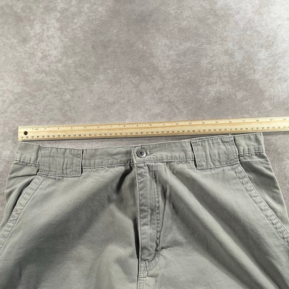 Faded Glory Super Baggy Cargo Utility Tan Grey Pants 36x28 - Picture 9 of 9